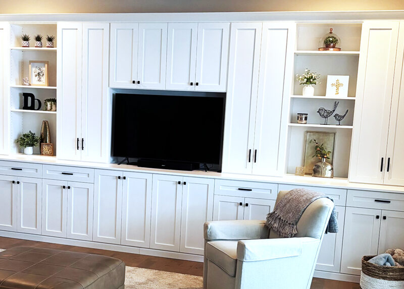 Custom-Built-in-Entertainment-Center-With-Cabinets